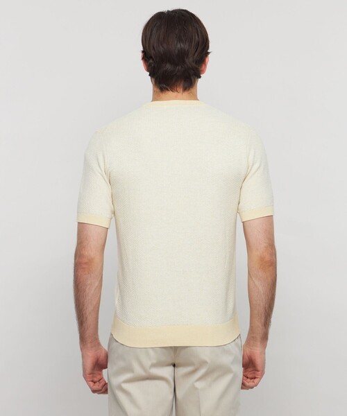 MACKINTOSH LONDON（マッキントッシュ ロンドン）の「交編メランジコットンニットT（Tシャツ/カットソー・メンズ・ブルー系その他2/グレー/ライトイエロー/ベージュ・M/XL/L）」の9枚目の写真