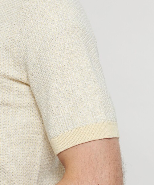 MACKINTOSH LONDON（マッキントッシュ ロンドン）の「交編メランジコットンニットT（Tシャツ/カットソー・メンズ・ブルー系その他2/グレー/ライトイエロー/ベージュ・M/XL/L）」の10枚目の写真