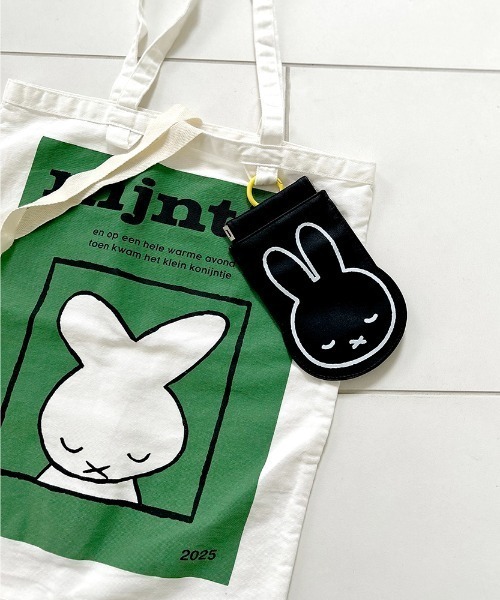 Dick Bruna(ディックブルーナ)の「Dick Bruna コレクターズサック <70th>(トートバッグ・レディース・ホワイト/グリーン・FREE)」の8枚目の写真