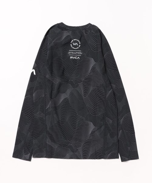 RVCA(ルーカ)の「RVCA メンズ 【VA SPORT】 VA RVCA RASH LS 長袖ラッシュガード 【2025年春夏モデル】/ルーカ長袖ラッシュガード(水着)(ラッシュガード・メンズ・ホワイト/ブラック/ブラック系その他・X-LARGE/LARGE/MEDIUM/SMALL)」の4枚目の写真