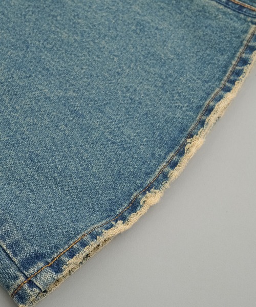 PUBLIC TOKYO（パブリックトウキョウ）の「【完売間近】REBELL BOTTOM JEAN（デニムパンツ・レディース・ライトブルー/ブルー・1/2）」の15枚目の写真