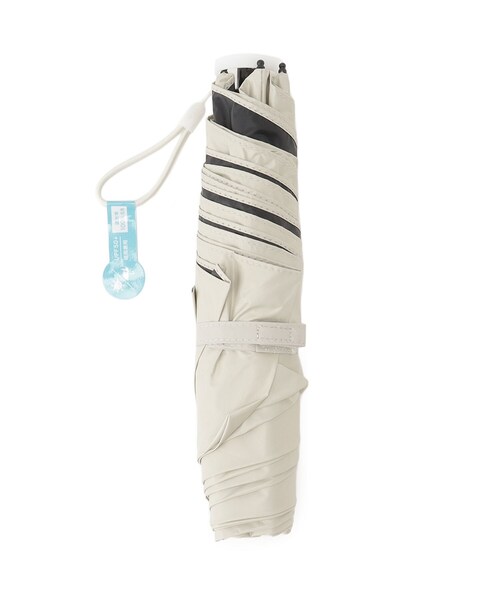 SHOO・LA・RUE（シューラルー）の「【折りたたみ傘/晴雨兼用】【Wpc．】遮光軽量ソリッド ミニ（折りたたみ傘・レディース・オフホワイト/ネイビー/ベビーピンク/ライトベージュ/ブラック/ライトブルー・00）」の8枚目の写真