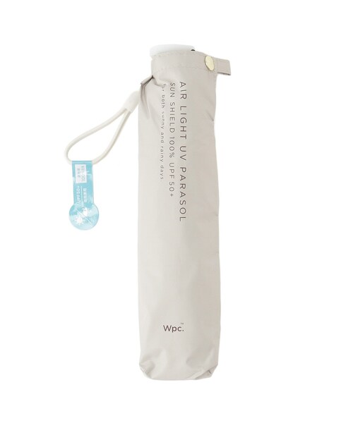 SHOO・LA・RUE（シューラルー）の「【折りたたみ傘/晴雨兼用】【Wpc．】遮光軽量ソリッド ミニ（折りたたみ傘・レディース・オフホワイト/ネイビー/ベビーピンク/ライトベージュ/ブラック/ライトブルー・00）」の9枚目の写真