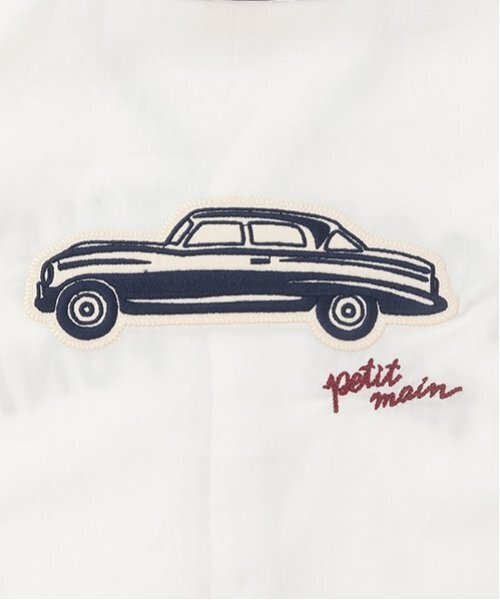 petit main（プティマイン）の「ベースボール半袖シャツ（シャツ/ブラウス・キッズ・オフホワイト/カラフル・120cm/80ｃｍ/130cm/100cm/90cm/110cm）」の11枚目の写真