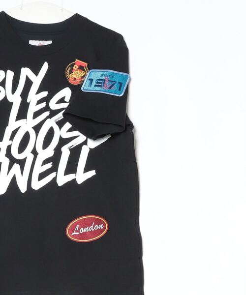 【Vivienne Westwood】BUY LESS CHOOSE WELL リラックスTシャツ BUY LESS CHOOSE WELL リラックスTシャツ(ブラック)（メンズ
