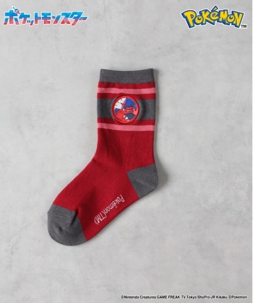 Right-on（ライトオン）の「【POKEMON】ソックスコライドン（ソックス/靴下・キッズ・レッド・フリー）」の2枚目の写真