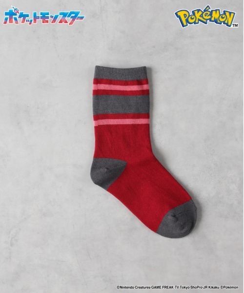 Right-on（ライトオン）の「【POKEMON】ソックスコライドン（ソックス/靴下・キッズ・レッド・フリー）」の3枚目の写真