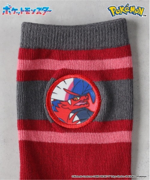 Right-on（ライトオン）の「【POKEMON】ソックスコライドン（ソックス/靴下・キッズ・レッド・フリー）」の4枚目の写真