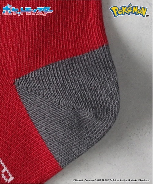Right-on（ライトオン）の「【POKEMON】ソックスコライドン（ソックス/靴下・キッズ・レッド・フリー）」の6枚目の写真