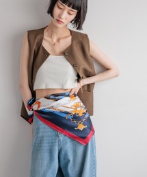LOWRYS FARM | スカーフ１１０＊１１０ 494427(バンダナ/スカーフ)