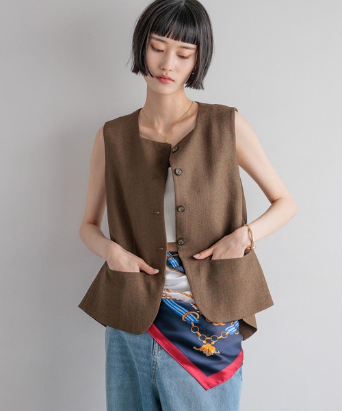 LOWRYS FARM（ローリーズファーム）の「スカーフ１１０＊１１０ 494427（バンダナ/スカーフ・レディース・ピンク/ブルー/オレンジ/ブルー系その他7・FREE）」の22枚目の写真