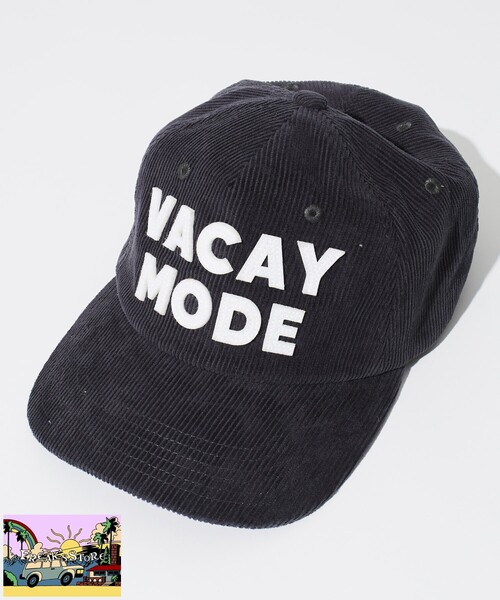 FREAK'S STORE（フリークスストア）の「FREAK’S STORE/フリークスストア 【Beach & Festival】サマーコーデュロイ キャップ（キャップ・メンズ・チャコールグレー/ブラウン/サックスブルー/ピンク・ONE SIZE）」の2枚目の写真