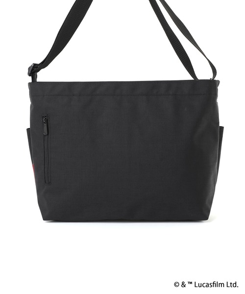 Manhattan Portage(マンハッタンポーテージ)の「CLEARVIEW SHOULDER BAG BACK POCKET THREE OPEN POCKET 2025/STAR WARS(ショルダーバッグ・メンズ・ブラック・MEDIUM)」の8枚目の写真