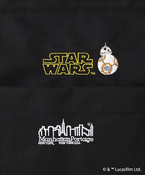 Manhattan Portage(マンハッタンポーテージ)の「CLEARVIEW SHOULDER BAG BACK POCKET THREE OPEN POCKET 2025/STAR WARS(ショルダーバッグ・メンズ・ブラック・MEDIUM)」の15枚目の写真