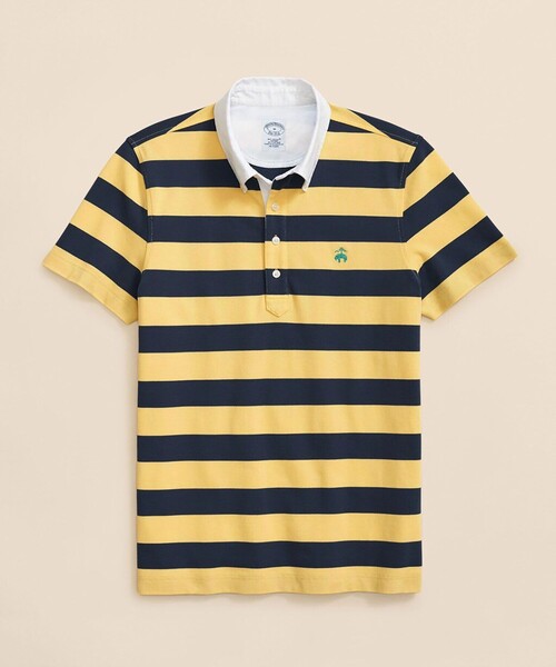 ブルックスブラザーズ　ネイビーとホワイトのストライプポロシャツ 楽天市場】【SALE／28%OFF】BROOKS BROTHERS Performance Series