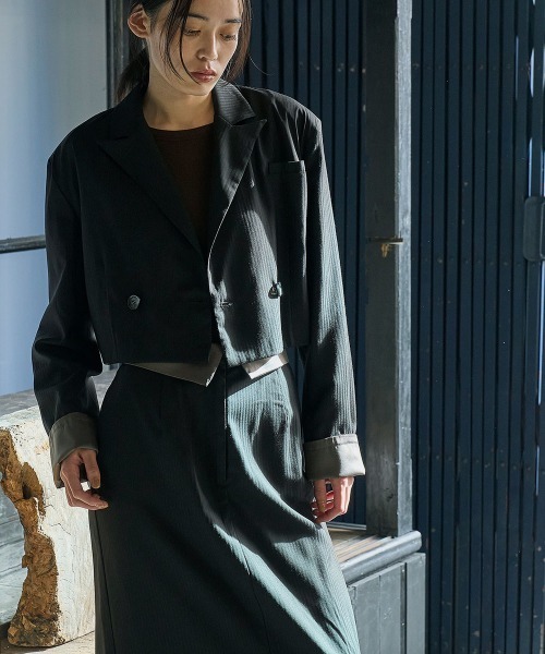 marjour(マージュール)の「SPENCER JACKET(テーラードジャケット・レディース・ブラック・M)」の16枚目の写真