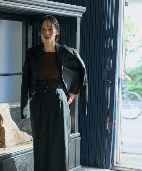 marjour(マージュール)の「SPENCER JACKET(テーラードジャケット・レディース・ブラック・M)」の10枚目の写真
