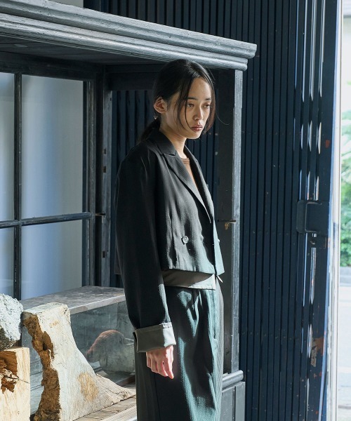 marjour(マージュール)の「SPENCER JACKET(テーラードジャケット・レディース・ブラック・M)」の11枚目の写真