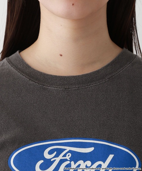RAGEBLUE（レイジブルー）の「GOOD ROCK SPEED/FORDロゴプリントTシャツ2（Tシャツ/カットソー・レディース・オフホワイト/ブラック・FREE）」の21枚目の写真