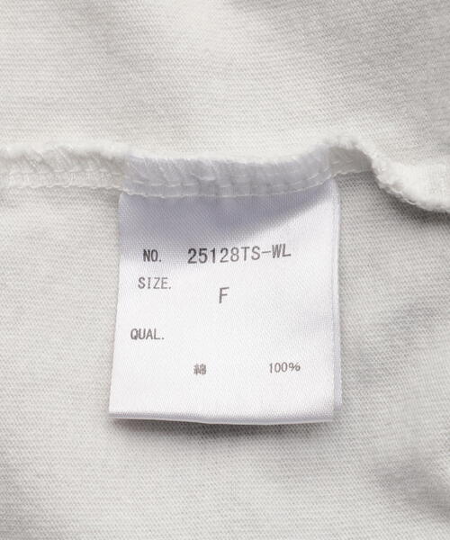 WHITELAND(ホワイトランド)の「WHITELAND/ホワイトランド/YAN-GANT-Y-TAN TEE(Tシャツ/カットソー・レディース・アイボリー・F)」の4枚目の写真