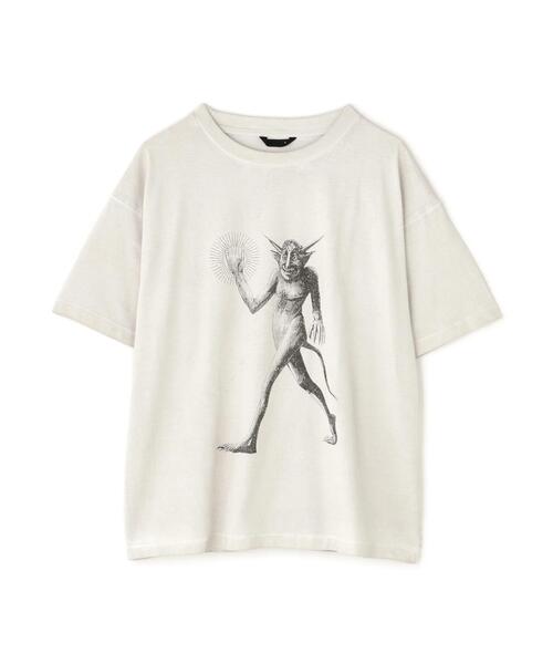 WHITELAND(ホワイトランド)の「WHITELAND/ホワイトランド/YAN-GANT-Y-TAN TEE(Tシャツ/カットソー・レディース・アイボリー・F)」の1枚目の写真