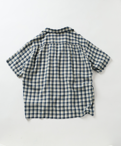 RRL シャドーチェック　コットンレーヨン　オープンカラーシャツ　ネルシャツ 2025年最新】rrl rrl オンブレシャツの人気アイテム - メルカリ