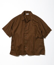 【美品希少サイズ】cahlumn リネンオープンカラーシャツ　ブルーXXL CAHLUMN/Linen Open Collar Shirt｜Daytona Park(FREAK'S STORE