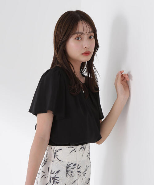 PROPORTION BODY DRESSING(プロポーションボディドレッシング)の「タックパールバーブラウス / 1215110506(シャツ/ブラウス・レディース・ブラック/ブルー/ホワイト系その他・SMALL/MEDIUM)」の16枚目の写真