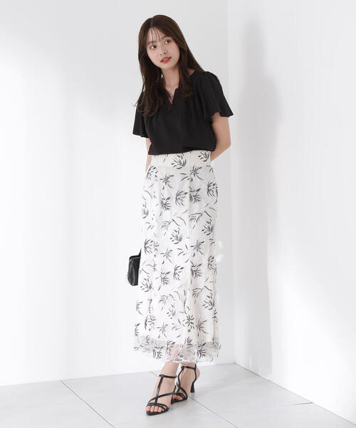 PROPORTION BODY DRESSING(プロポーションボディドレッシング)の「タックパールバーブラウス / 1215110506(シャツ/ブラウス・レディース・ブラック/ブルー/ホワイト系その他・SMALL/MEDIUM)」の15枚目の写真