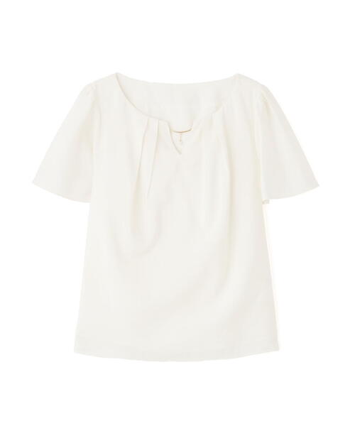 PROPORTION BODY DRESSING(プロポーションボディドレッシング)の「タックパールバーブラウス / 1215110506(シャツ/ブラウス・レディース・ブラック/ブルー/ホワイト系その他・SMALL/MEDIUM)」の12枚目の写真
