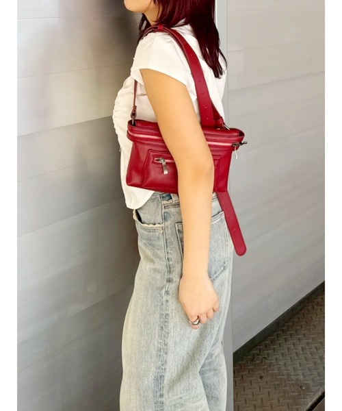 EVRIS（エヴリス）の「フロントジップシャーリングクロップドシャツ（シャツ/ブラウス・レディース・グレー/ブルー/ホワイト・FREE）」の7枚目の写真