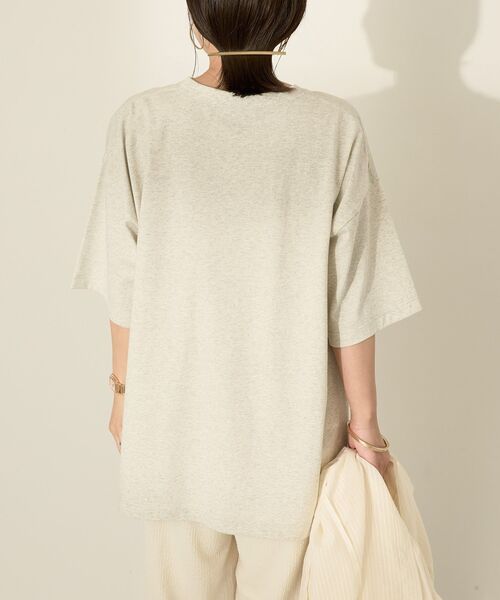 AMERICAN HOLIC(アメリカンホリック)の「サークルロゴTシャツ(Tシャツ/カットソー・レディース・オフホワイト/チャコールグレー/ホワイト系その他・FREE)」の18枚目の写真