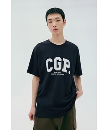 Tシャツ・カットソー codegraphy Square Logo Short Sleeve T-Shirt Charcoal CBEUUTS CGP Square Logo Short Sleeve T-Shirt CBEUUTS011（Tシャツ