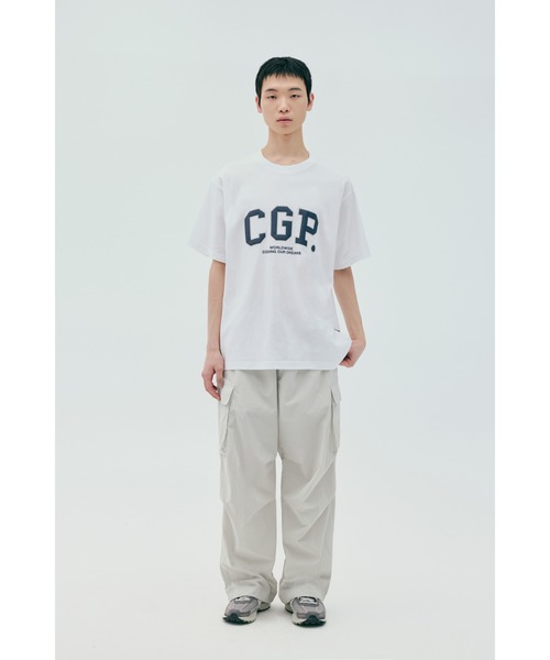 codegraphy(コードグラフィー)の「CGP arch logo t-shirt CBEUUTS001(Tシャツ/カットソー・メンズ・スカイブルー/杢グレー/クリーム/黄土色系/ネイビー/ブラウン/ホワイト/ブラック・MEDIUM/SMALL/LARGE)」の9枚目の写真