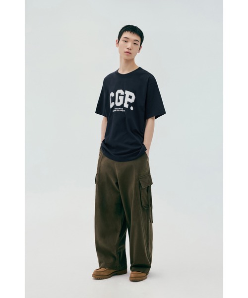 codegraphy(コードグラフィー)の「CGP arch logo t-shirt CBEUUTS001(Tシャツ/カットソー・メンズ・スカイブルー/杢グレー/クリーム/黄土色系/ネイビー/ブラウン/ホワイト/ブラック・MEDIUM/SMALL/LARGE)」の17枚目の写真