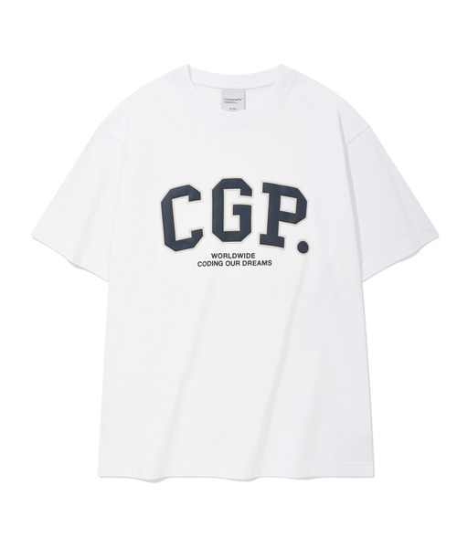 codegraphy(コードグラフィー)の「CGP arch logo t-shirt CBEUUTS001(Tシャツ/カットソー・メンズ・スカイブルー/杢グレー/クリーム/黄土色系/ネイビー/ブラウン/ホワイト/ブラック・MEDIUM/SMALL/LARGE)」の18枚目の写真