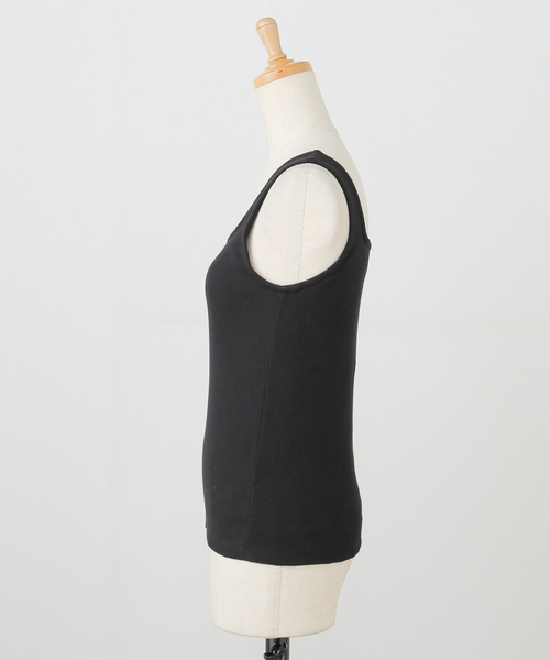 JOURNAL STANDARD relume(ジャーナルスタンダード レリューム)の「カップ付きスクエアタンクトップ(タンクトップ・レディース・ホワイト/ブラック/グレー・FREE)」の9枚目の写真