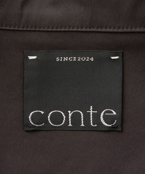 conte＞オープンカラー オールインワン（つなぎ/オールインワン