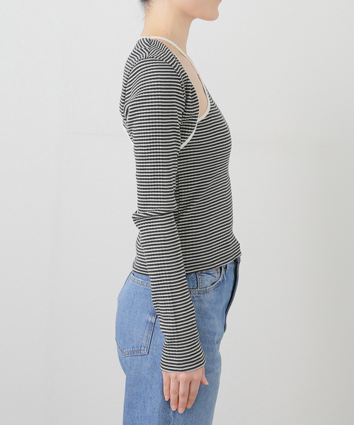 美品！JANE SMITHジェーンスミス ボーダーTシャツ ロンT カットソー 美品！JANE SMITHジェーンスミス ボーダーTシャツ ロンT カットソー