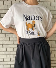 綿混アニマルプリントTシャツ カットソー