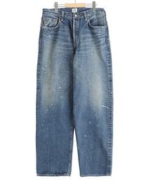 パンツ GOLD SELVEDGE DENIM 5POCKET WIDE PANTS GOLD 東洋エンタープライズ / ゴールド ： 別注 14oz. SELVEDGE