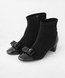 TOCCA（トッカ）の「NOBLE RIBBON SHORT STRECHBOOTS ブーツ（ブーツ・レディース）」