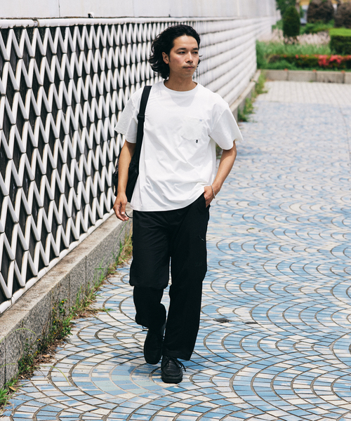 DAIWA（ダイワ）の「DAIWA / ダイワ 別注 ポケットTシャツ（Tシャツ/カットソー・メンズ・ブラック/ホワイト/ネイビー/ベージュ・MEDIUM/LARGE）」の9枚目の写真