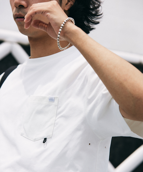 DAIWA（ダイワ）の「DAIWA / ダイワ 別注 ポケットTシャツ（Tシャツ/カットソー・メンズ・ブラック/ホワイト/ネイビー/ベージュ・MEDIUM/LARGE）」の18枚目の写真