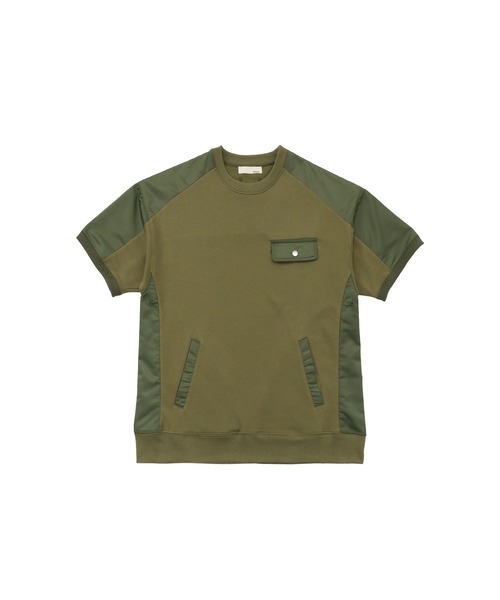 #Re:room(リルーム)の「スイッチングスウェットTシャツ(Tシャツ/カットソー・メンズ・ネイビー/ブラック/カーキ・S-M/M-L)」の17枚目の写真