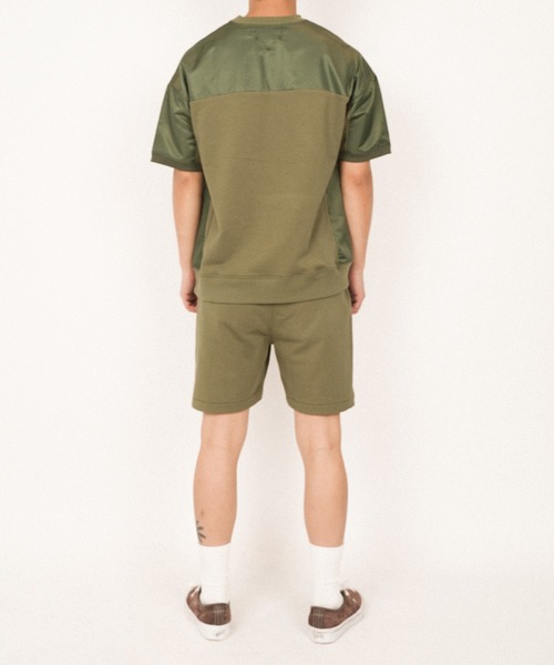 #Re:room(リルーム)の「スイッチングスウェットTシャツ(Tシャツ/カットソー・メンズ・ネイビー/ブラック/カーキ・S-M/M-L)」の10枚目の写真