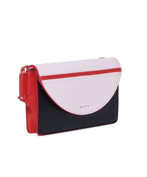 MARNI(マルニ)の「MARNI(マルニ)Kids & Junior ワンポイントロゴショルダーバッグ(ショルダーバッグ・キッズ・ブラック/レッド・ONE SIZE)」の4枚目の写真