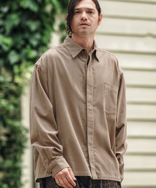 ms6152- Fly Front Corduroy Shirts コーデュロイシャツ（シャツ