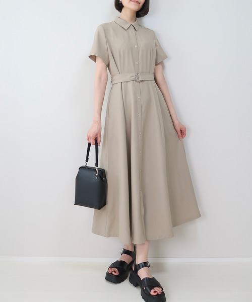 INTERPLAY（インタープレイ）の「【INTERPLAY x MAYUKO】Breeze Layer Dress（ワンピース・レディース・ベージュ/ネイビー/ブルー・FREE）」の9枚目の写真