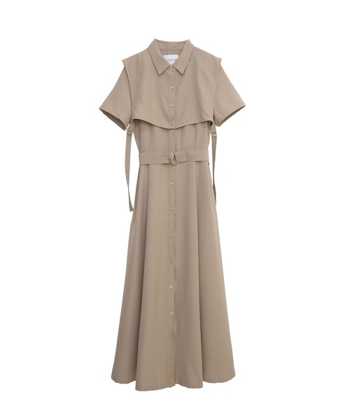 INTERPLAY（インタープレイ）の「【INTERPLAY x MAYUKO】Breeze Layer Dress（ワンピース・レディース・ベージュ/ネイビー/ブルー・FREE）」の11枚目の写真